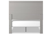 Cottonburg Light Gray/White Full Panel Bed - Gate FurnitureFull Bed