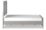 Cottonburg Light Gray/White Full Panel Bed - Gate FurnitureFull Bed