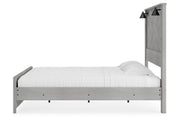 Cottonburg Light Gray/White King Panel Bed - Gate FurnitureKing Bed