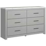 Cottonburg Light Gray/White Lighted Panel Bedroom Set - Gate FurnitureBedroom Set