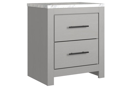 Cottonburg Light Gray/White Nightstand - Gate FurnitureNightstand
