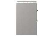 Cottonburg Light Gray/White Nightstand - Gate FurnitureNightstand