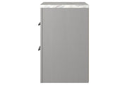 Cottonburg Light Gray/White Nightstand - Gate FurnitureNightstand