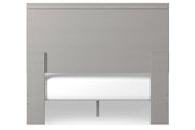 Cottonburg Light Gray/White Queen Panel Bed - Gate FurnitureQueen Bed