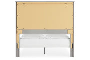 Cottonburg Light Gray/White Queen Panel Bed - Gate FurnitureQueen Bed
