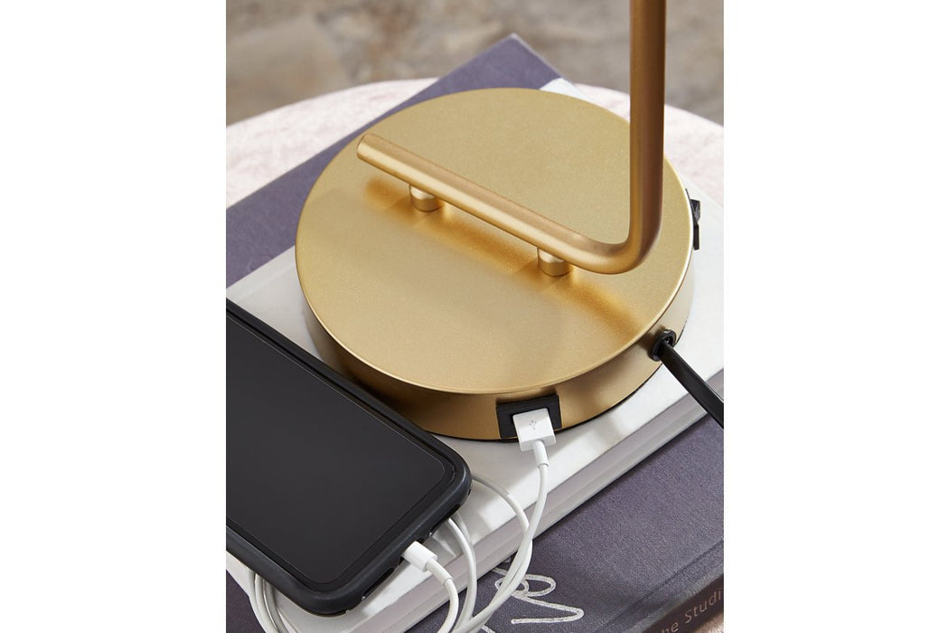 Covybend Gold Desk Lamp - L734332 - Gate Furniture