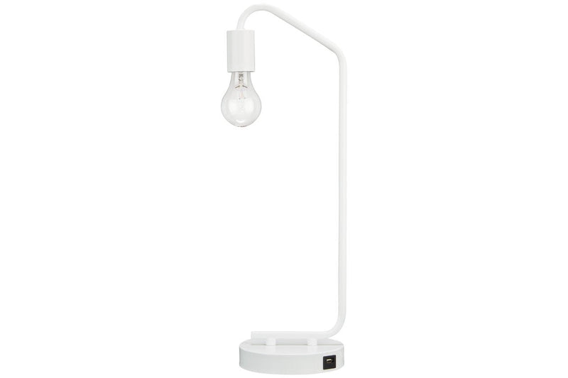 Covybend White Desk Lamp - Gate FurnitureTable Lamp