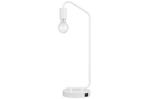 Covybend White Desk Lamp - Gate FurnitureTable Lamp