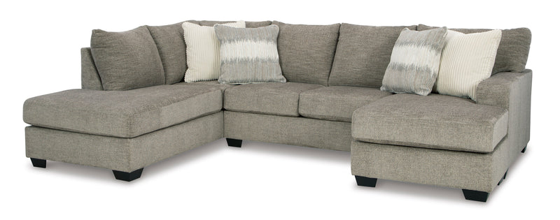 Creswell Linen Sectional LAF with Chaise Sectional - Gate FurnitureSectional