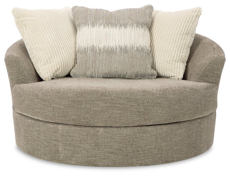 Creswell Oversized Swivel Accent Chair - Gate FurnitureChair