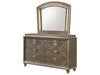 Cristal Gold Dresser - B7800-1 - Gate Furniture