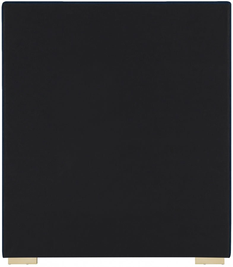 Crosby Linen Textured Twin Bed Blue - Gate FurnitureTwin Bed