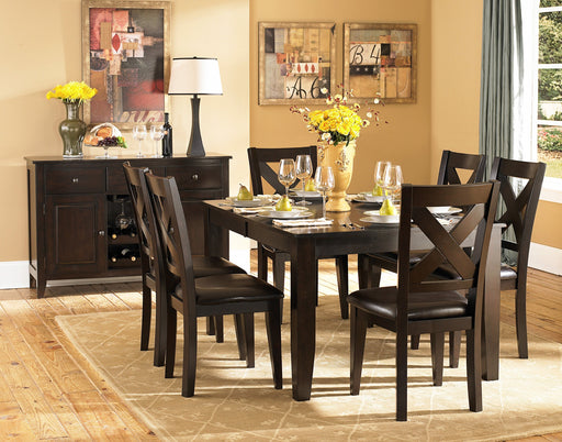 Crown Pointe Warm Merlot Dining Set - Gate FurnitureDining Room Set