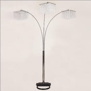 Crystal Chrome 87" Floor Lamp - Gate FurnitureFloor Lamps