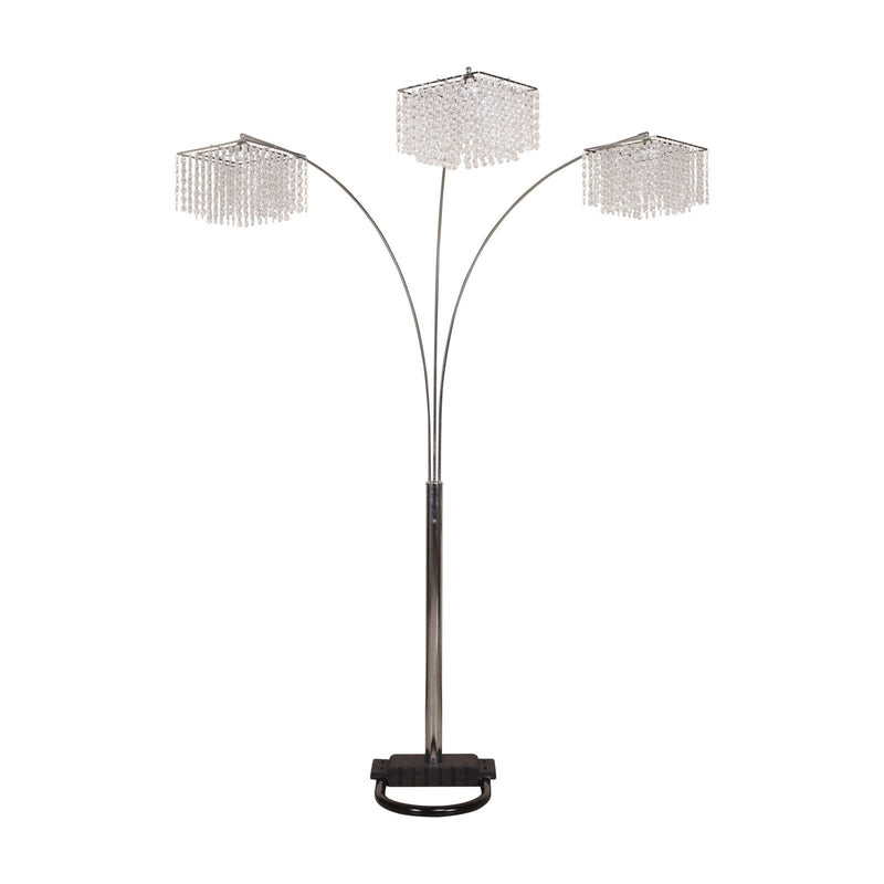 Crystal Chrome 87" Floor Lamp - Gate FurnitureFloor Lamps