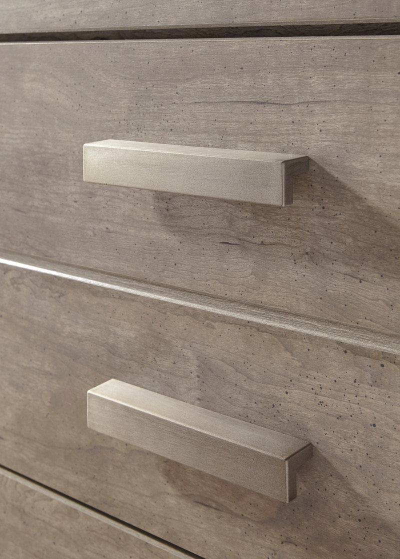 Culverbach Gray Upholstered Panel Bedroom Set - Gate FurnitureBedroom Set