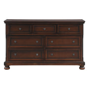 Cumberland Brown Cherry Sleigh Storage Platform Bedroom Set - Gate FurnitureBedroom Set
