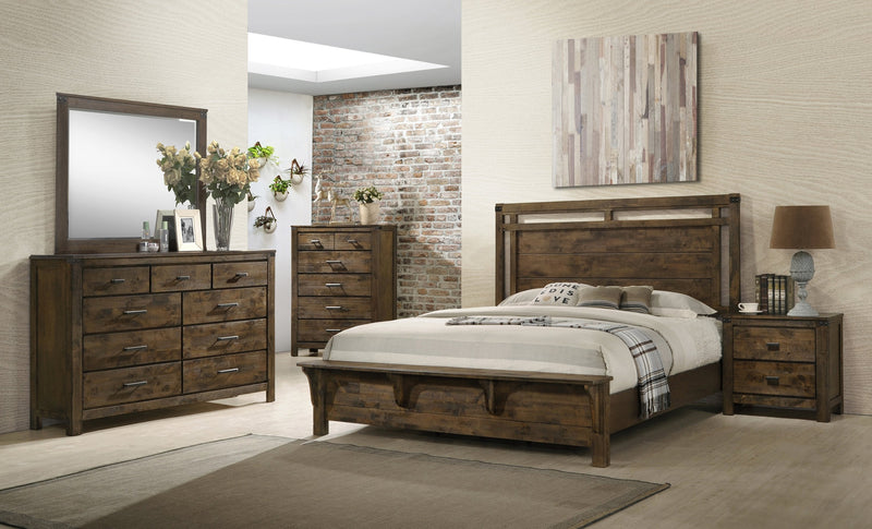 Curtis Brown Panel Bedroom Set - Gate FurnitureBedroom Set