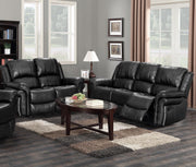 Daffodil Black Recliner Living Room Set - Gate FurnitureLiving Room Set