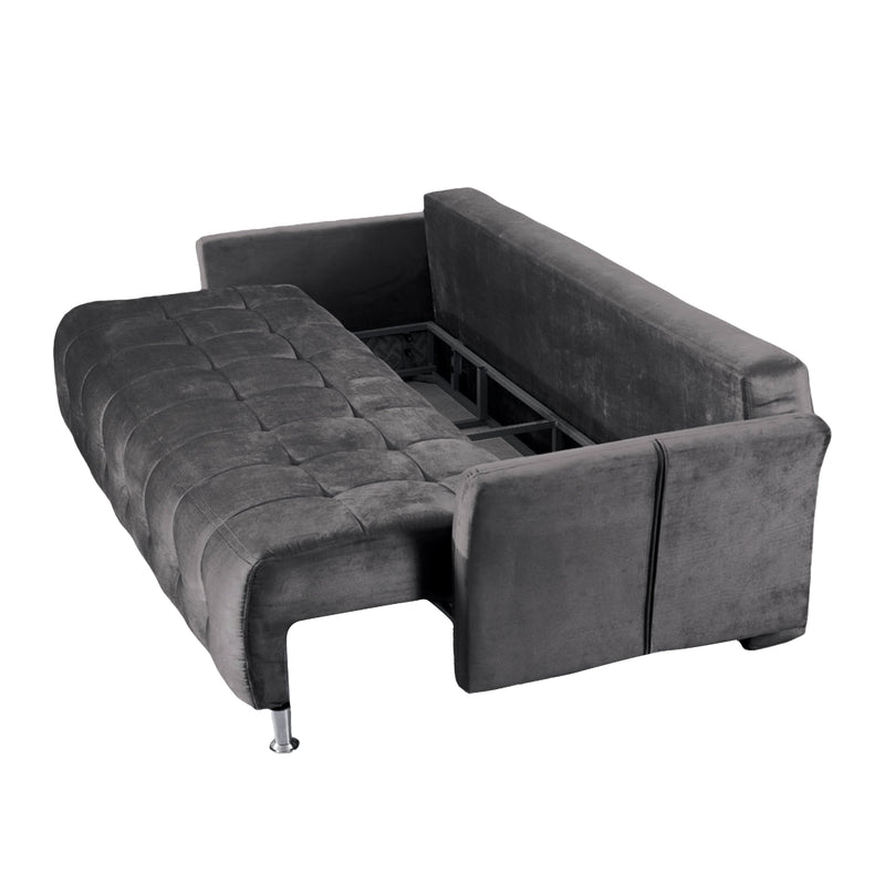 Daisy 83 in. Convertible Sleeper Sofa in Gray - Gate FurnitureSleeper Sofa
