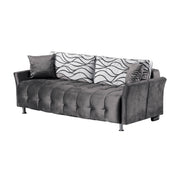 Daisy 83 in. Convertible Sleeper Sofa in Gray - Gate FurnitureSleeper Sofa