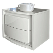 Dama Bianca Nightstand - i25735 - Gate Furniture