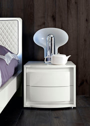 Dama Bianca Nightstand - Gate FurnitureNightstand