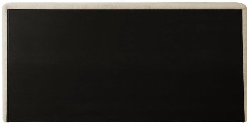 Dane Teddy Fabric King Bed (3 Boxes) Beige - Gate FurnitureKing Bed