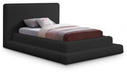 Dane Teddy Fabric Twin Bed (3 Boxes) Black - Gate FurnitureTwin Bed
