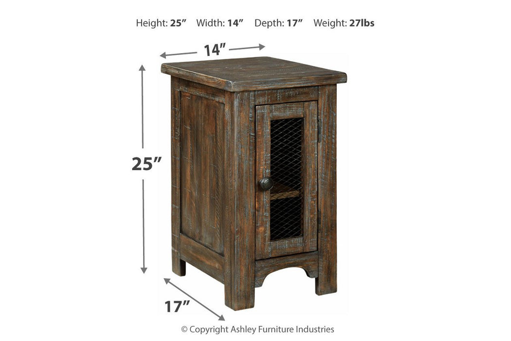 Danell Ridge Brown Chairside End Table - T446-7 - Gate Furniture