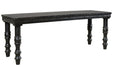 Dannerville Antique Black Accent Bench - A3000160 - Gate Furniture