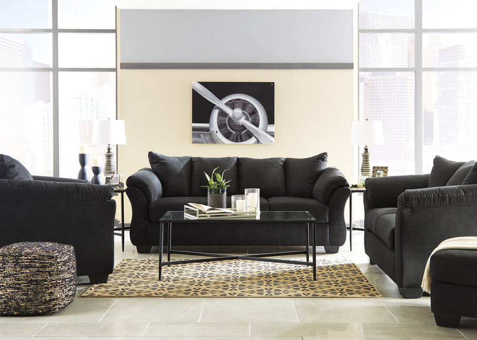 Darcy Black Living Room Set - Gate Furniture