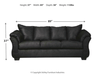 Darcy Black Living Room Set - Gate Furniture