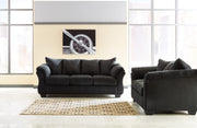 Darcy Black Living Room Set - Gate FurnitureLiving Room Set