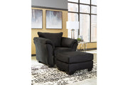 Darcy Black Ottoman - Gate FurnitureOttoman