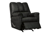 Darcy Black Recliner - Gate FurnitureRecliner