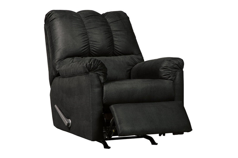 Darcy Black Recliner - Gate FurnitureRecliner