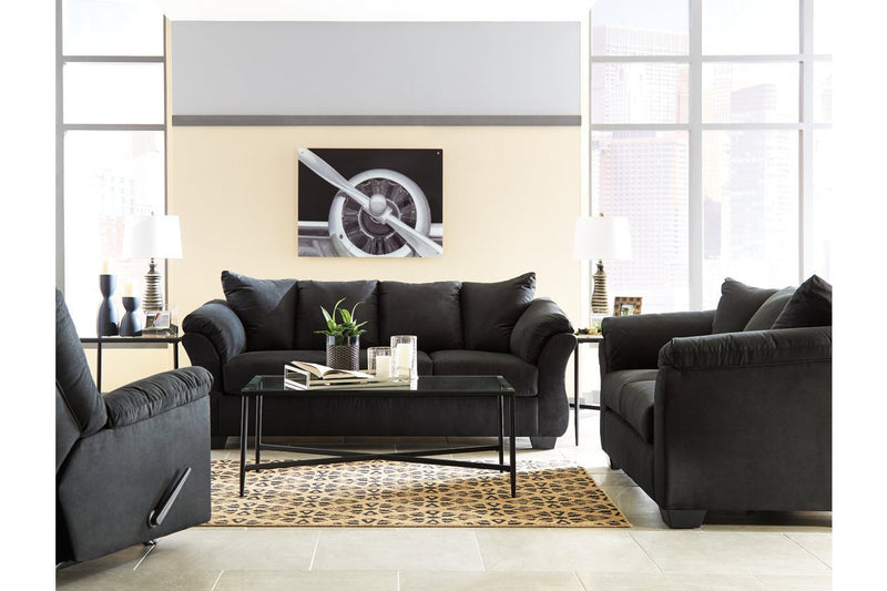 Darcy Black Sofa - Gate FurnitureSofa