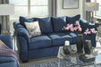 Darcy Blue Full Sofa Sleeper - 7500736 - Gate Furniture