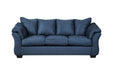 Darcy Blue Full Sofa Sleeper - 7500736 - Gate Furniture