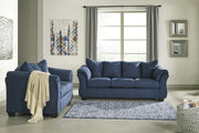 Darcy Blue Living Room Set - Gate FurnitureLiving Room Set
