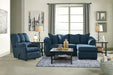 Darcy Blue Sofa Chaise - 7500718 - Gate Furniture