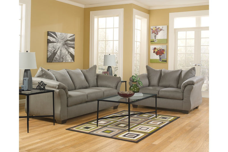 Darcy Cobblestone Loveseat - Gate FurnitureLoveseat