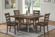 Darla Brown Extendable Dining Set - Gate FurnitureDining Room Set
