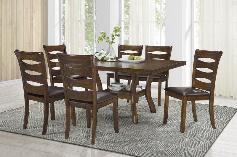 Darla Brown Extendable Dining Set - Gate FurnitureDining Room Set