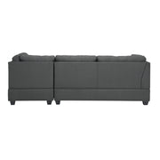 Dasha Dark Gray RAF Sectional - Gate FurnitureSectional