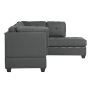 Dasha Dark Gray RAF Sectional - Gate FurnitureSectional