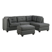 Dasha Dark Gray RAF Sectional - Gate FurnitureSectional
