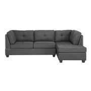 Dasha Dark Gray RAF Sectional - Gate FurnitureSectional