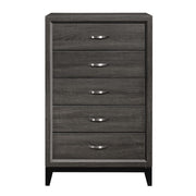 Davi Gray Panel Bedroom Set - Gate FurnitureBedroom Set
